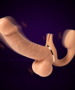 Ultra-Realistic Thrusting Silicone Dildo Vibrator