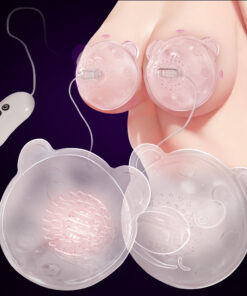Breast Massager for Women, 10-Speed Vibration with Nipple Stimulation Brush