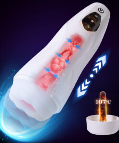 Automatic Male Masturbator, Hands-Free Penis Pump with 10 Thrusting