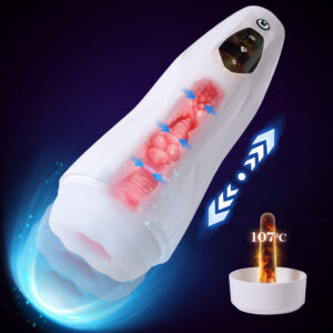 Automatic Male Masturbator, Hands-Free Penis Pump with 10 Thrusting